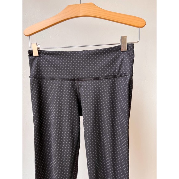 LULULEMON Women's Gray/Black Micro Dot Wunder Under Full Length Leggings size 4 - Picture 4 of 7